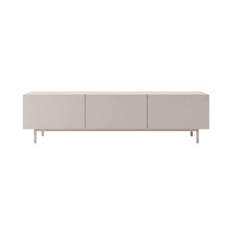 Calicosy Mueble de tv con 3 puertas abatibles color cashmere l180 cm - beige