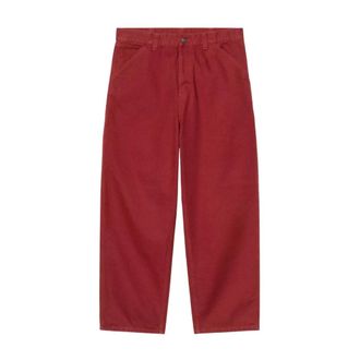 Carhartt Work in Progress Straight Fit Jeans, male, Red, L, Pantalone