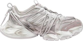 adidas XLG Runner Deluxe 2.0 - Heren - Sneakers - Grijs - 45 1/3 EU - Leer - Schoenen