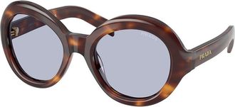 Prada PR D08SU 15W30X Womens Sunglasses Tortoiseshell Size 53