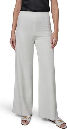 DKNY Wide Leg Pants in Cream at Nordstrom, Size 14