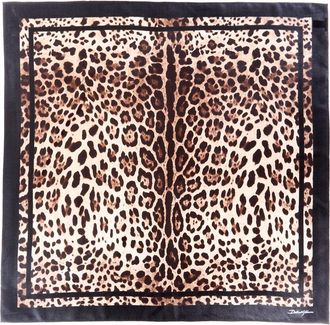 Dolce & Gabbana Printed Silk Twill Scarf