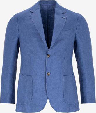 Giampaolo Einreihiger Leinenblazer Lizzano