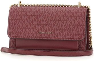 Michael Kors Tassen, Dames, Rood, ONE Size, Leer, Claire Shoulder Bag