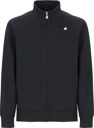 K-Way Hoodies & sweatvesten, Heren, Blauw, L, Katoen, Hayce Interlock