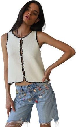 Callahan Mala Knit Stitch Tank Top - Womens in Creme at Nordstrom, Size X-Small