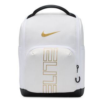 Nike Varsity Elite Shoe Bag White Black Metallic Gold HM9970-100