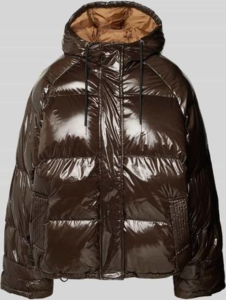 Lollys Laundry Steppjacke mit Eingrifftaschen Modell Shelby in Khaki, Gr&ouml;&szlig;e XL