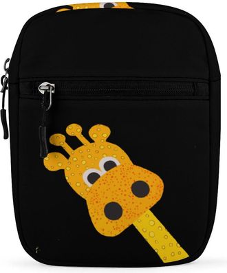 Generic Giraffe Cute Crossbody Bag Adjustable Satchel Cute Shoulder Bag Lightweight Sling Bags