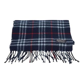 Burberry unisex, Pre-owned, Blauw, Maat: ONE Size Wol