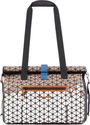 Piquadro Tassen, unisex, Beige, ONE Size, Polyester, Waterdichte Duffle Bag met Uitbreidbaar Roltopsluiting