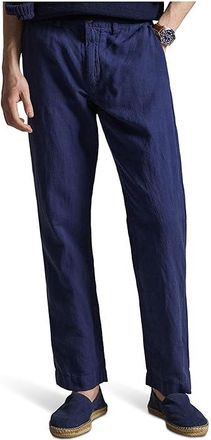 Polo Ralph Lauren Bedford Classic Fit Linen Cotton Pants Mens Casual Pants New Classic Navy : 42 30, Cotton/Linen