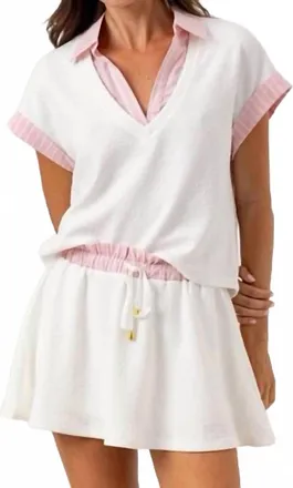 Sundays Lune Top In Coconut Milk