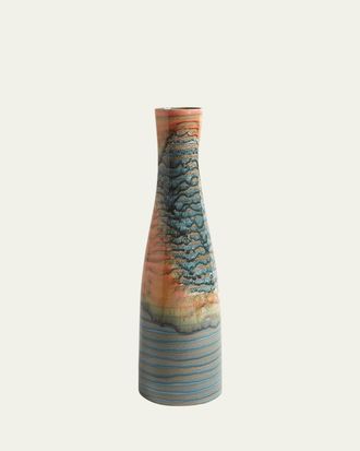 Global Views Watercolor Ringed Vase