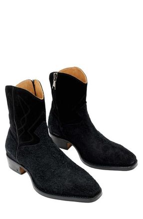 John Varvatos Walker Rancher Boot in Black at Nordstrom, Size 10