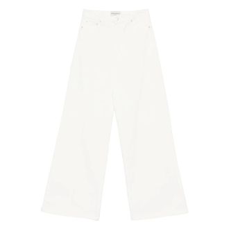 Officine G&eacute;n&eacute;rale Wide Jeans - - Jeans - Donna - Bianco - W26