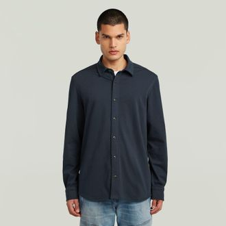G-Star Marine Jersey Shirt - Donkerblauw - Heren