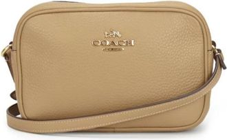 Coach Pre-owned Cross Body Bags, female, Beige, Size: ONE SIZE Pre-owned Leather shoulder-bags
