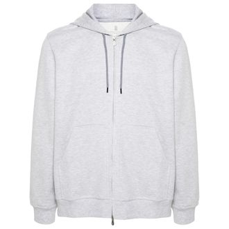 Brunello Cucinelli M&eacute;lange-effect Zipped Hoodie