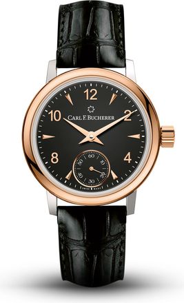 Bucherer Adamavi Hand Wind Black Dial Ladies Watch 00.10317.07.36.01