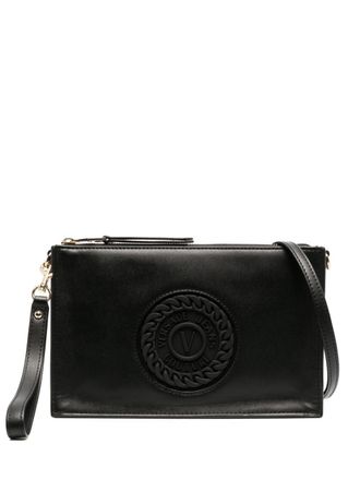 Versace Jeans Couture logo-debossed cross body bag - Black