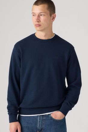 Levi's Original Housemark Crewneck Sweatshirt - Hombre - 2XL - Blue / Navy Blazer