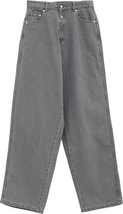 Gimaguas Jeans con design a cinque tasche - Grigio