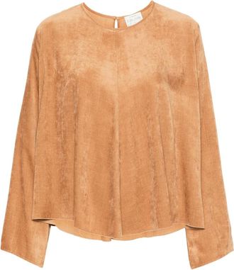Forte_Forte Mujer, Blusas y Camisas, Marr&oacute;n, Talla: M