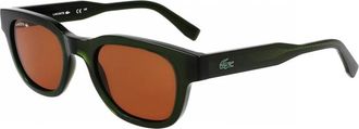 Lacoste L6023S N Zonnebril - unisex - Accessoires - Groen - Maat: 49 MM