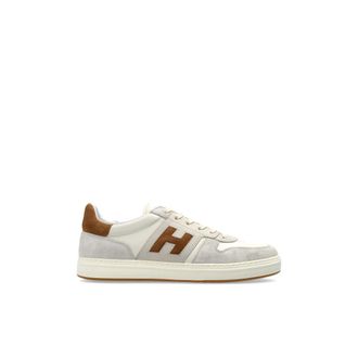 Hogan Sneakers, male, Gray, Size: 10 1/2 US Leather Sneakers