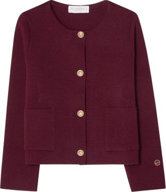 Busnel Macey Jacket - Knitwear - Mujer - Rojo - XL