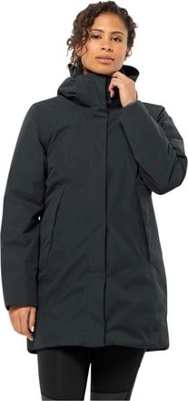 Jack Wolfskin Dames, Mantels, Grijs, Maat: L Wol
