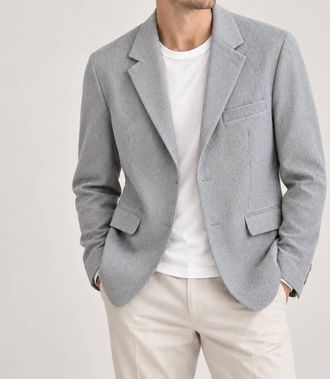 Ron Tomson Mens Unstructured Blazer In Gray