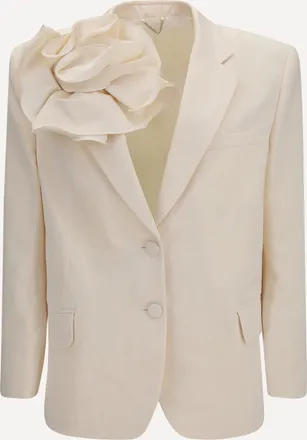 Magda Butrym Blazer floreale in cotone e seta Woman 34