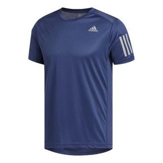 adidas Own The Run Sports Short Sleeve Tee Blue Grey FL6945