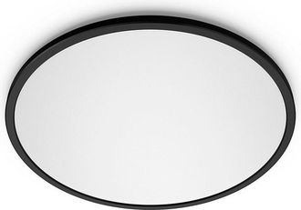 Philips Plaf&oacute;n Redondo Negro Valen, 32 W, 4100 Im, 2200-6500 K, &Oslash;541 X 28 Cm