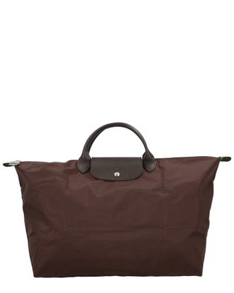 Longchamp Le Pliage Green Large Canvas Travel Bag