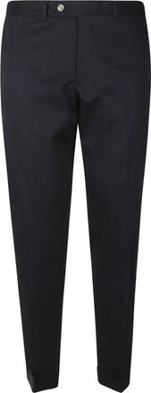 Barba Chino Milano - Heren - Nette broeken - Blauw - S - Broeken