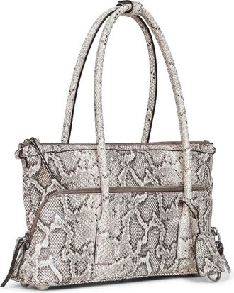 Maison Margiela Womens Shoulder Bag 5ac East-West Grey Goatskin Handbags Hand