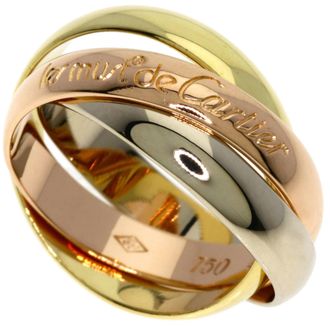 Cartier Yellow Gold (18K) Pink Gold (18K) White Gold (18K) Band Ring (Pre-Owned)