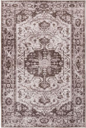 LALEE Waschbarer Design Teppich Vegas 201 - Taupe