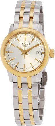 Tissot Classic Dream Quartz Silver Dial Two-Tone Ladies Watch T1292102203100
