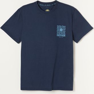 Fat Face FatFace ALOA Navy Ynys T-Shirt