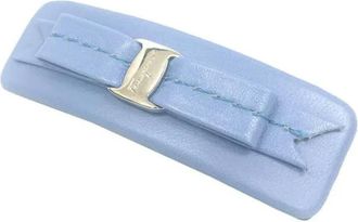 Ferragamo Pre-owned Accessories, female, Blue, Size: ONE SIZE Pre-owned Barrette