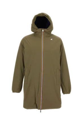 K-Way Green Jacob Warm Reversible Down Jacket