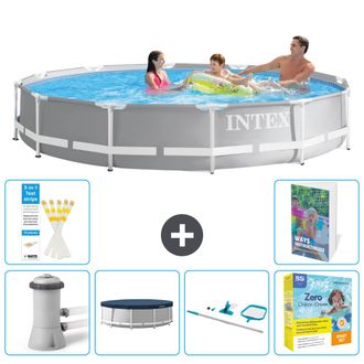 Intex Piscina Prism Frame Redonda - 366x76 Cm - 7-piezas S202