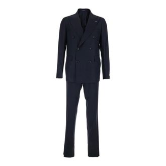 Tagliatore Double Breasted Suits, male, Blue, Size: 2XL Vesuvio Suit