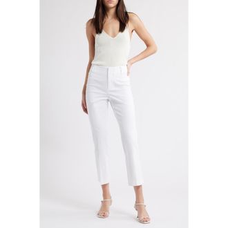 Nic+Zoe Plaza Ankle Demi Bootcut Pants in Paper White at Nordstrom Rack, Size 10
