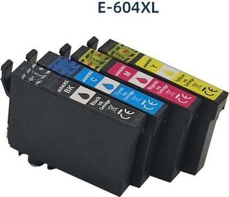 OEM Cartucho De Tinta Compatible Con Epson 604 Xl Para Xp-2200, Xp-2205, Xp-3200, Xp-3205, Xp-4200, Xp-4205, Wf-2910, Wf-2930, Wf-2950 (negro, Cian, Magen