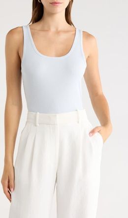 Open Edit Rib Tank in Blue Air at Nordstrom, Size X-Large